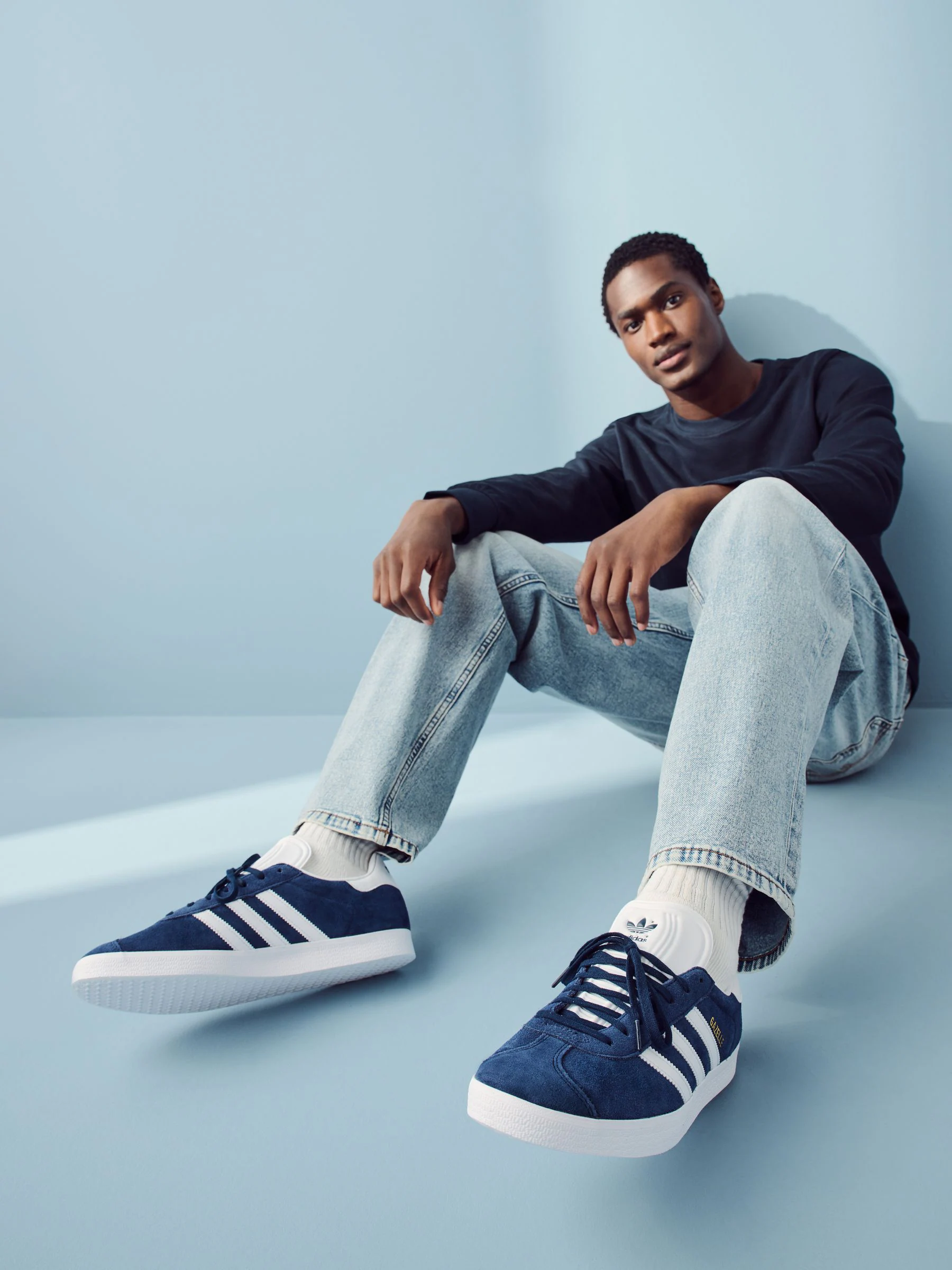 Marineblauw - adidas Originals - Gazelle sneakers