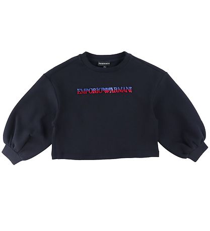 Emporio Armani Bluse - Blåe Navy m. Velour