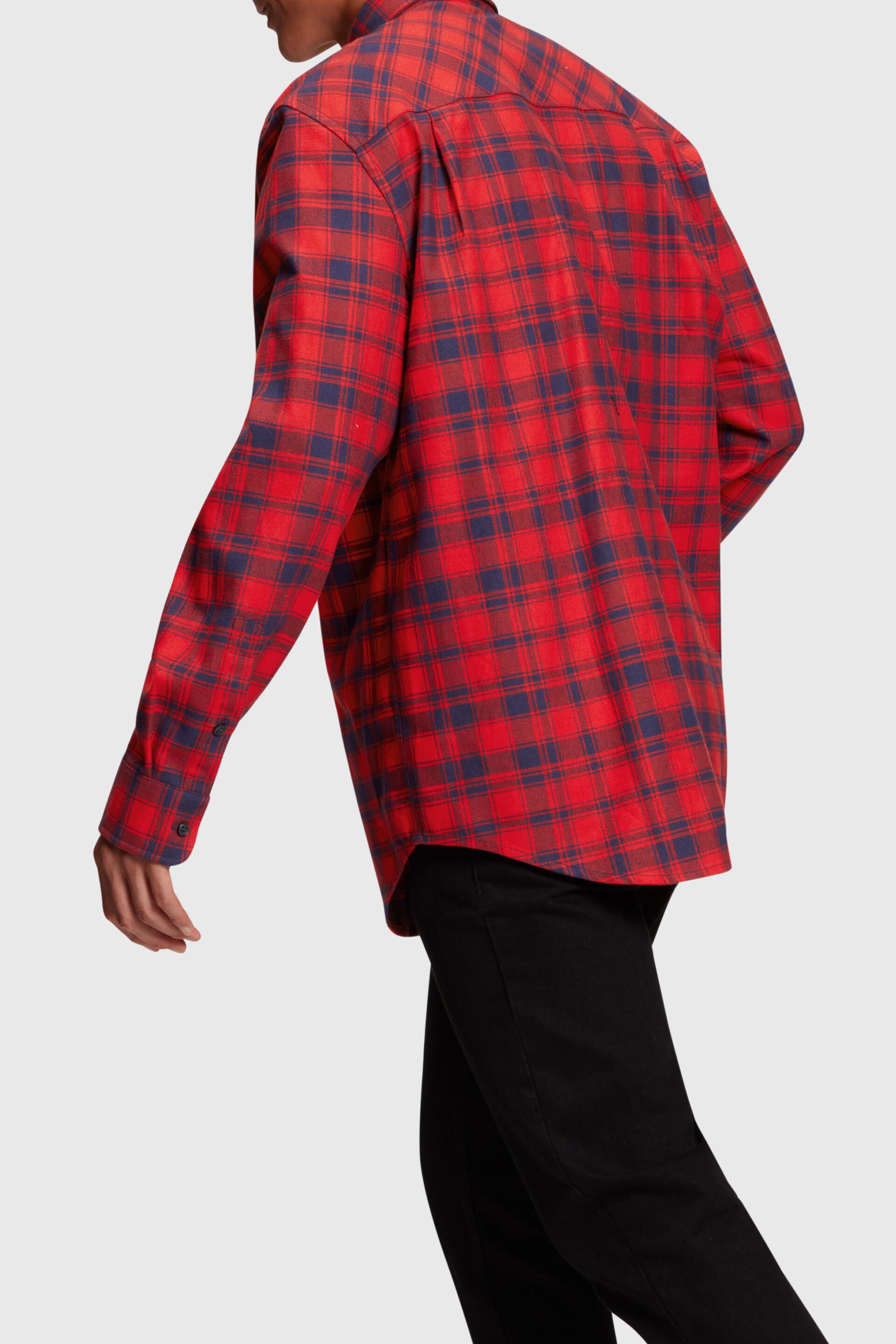 Chemise en flanelle à carreaux