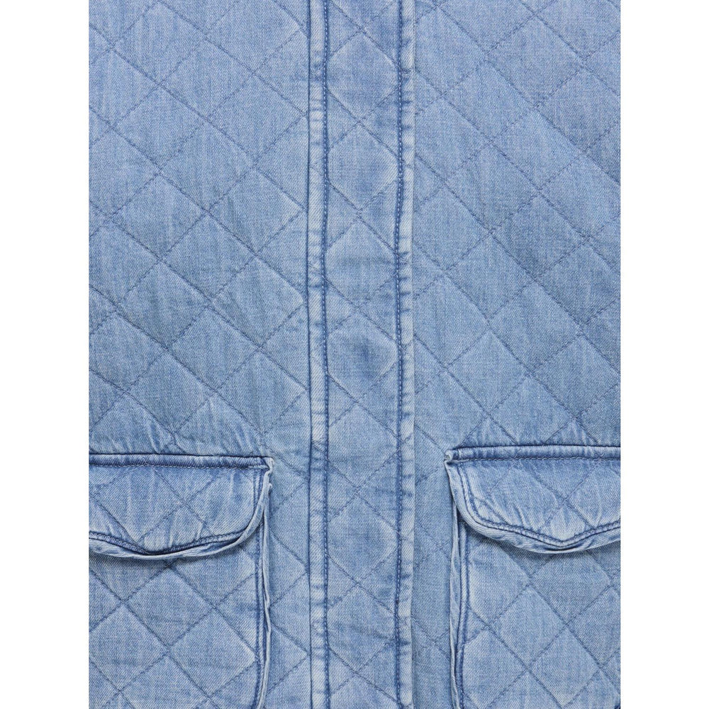 Køb kids ONLY Light Blue Denim Koghallie Quiltet Dnm Jakke Akm