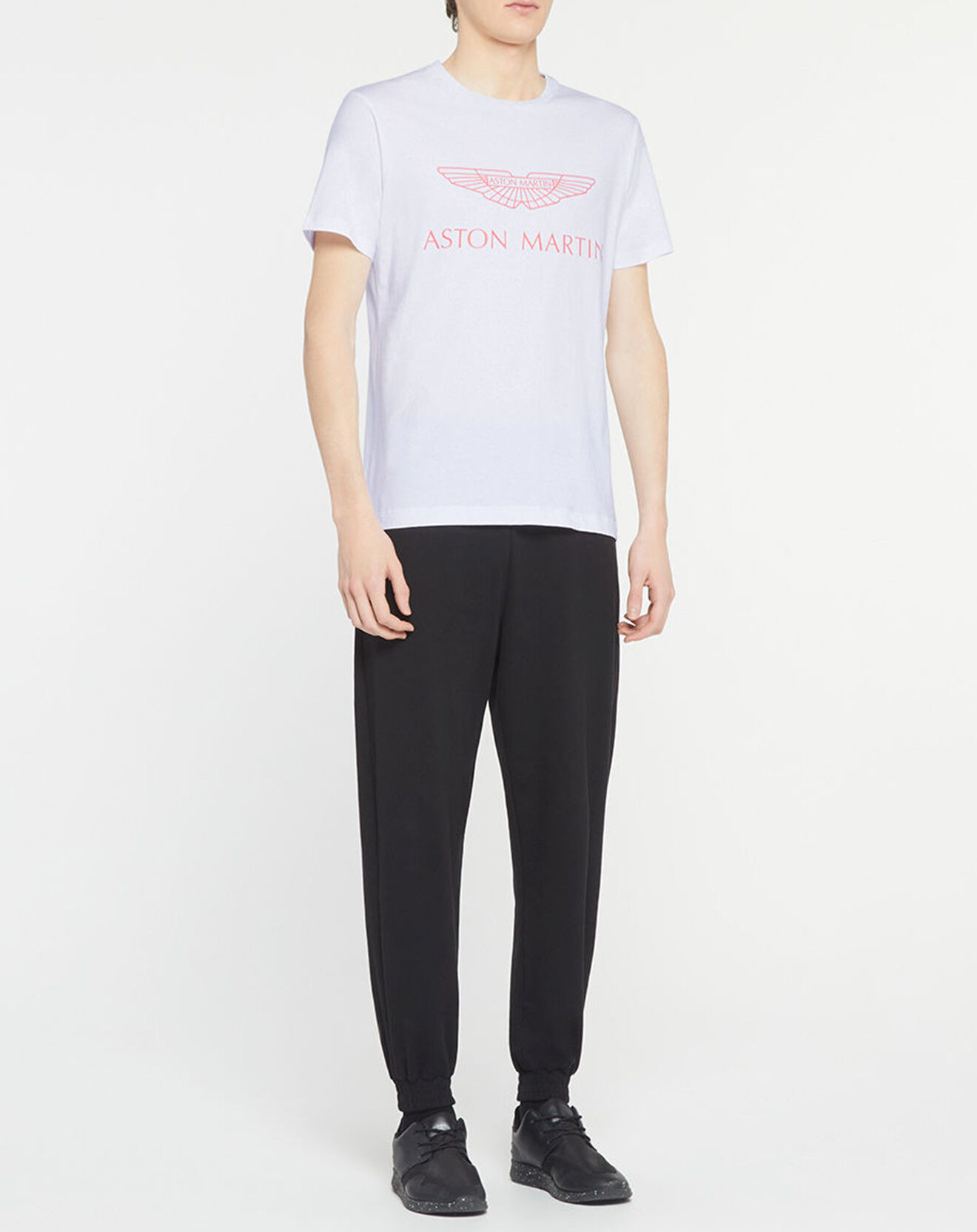 Hackett London T-Shirt Logo Aston Martin Racing blanc