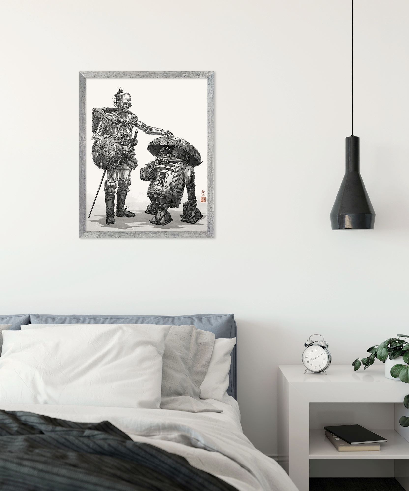 Komar Wandbild »Star Wars Vision Samurai Droids« Disney Set, 1 Stk. tlg. 30 x 40 cm (Breite x Höhe) - Kinderzimmer, Dekoration