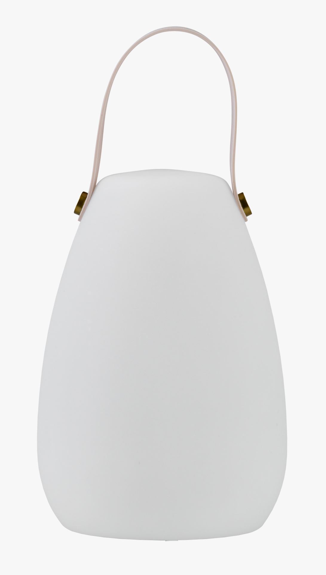 Led lampe grønn - 18x18x26 cm