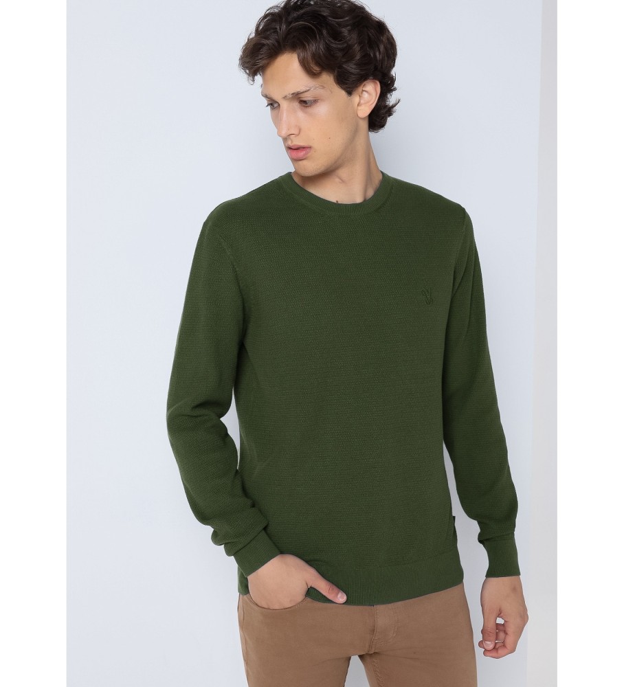 Camisa Six Valves verde básico