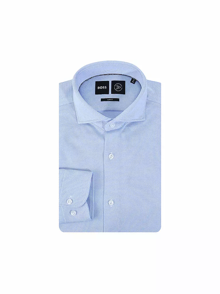 BOSS Hemd Slim Fit HANK blau