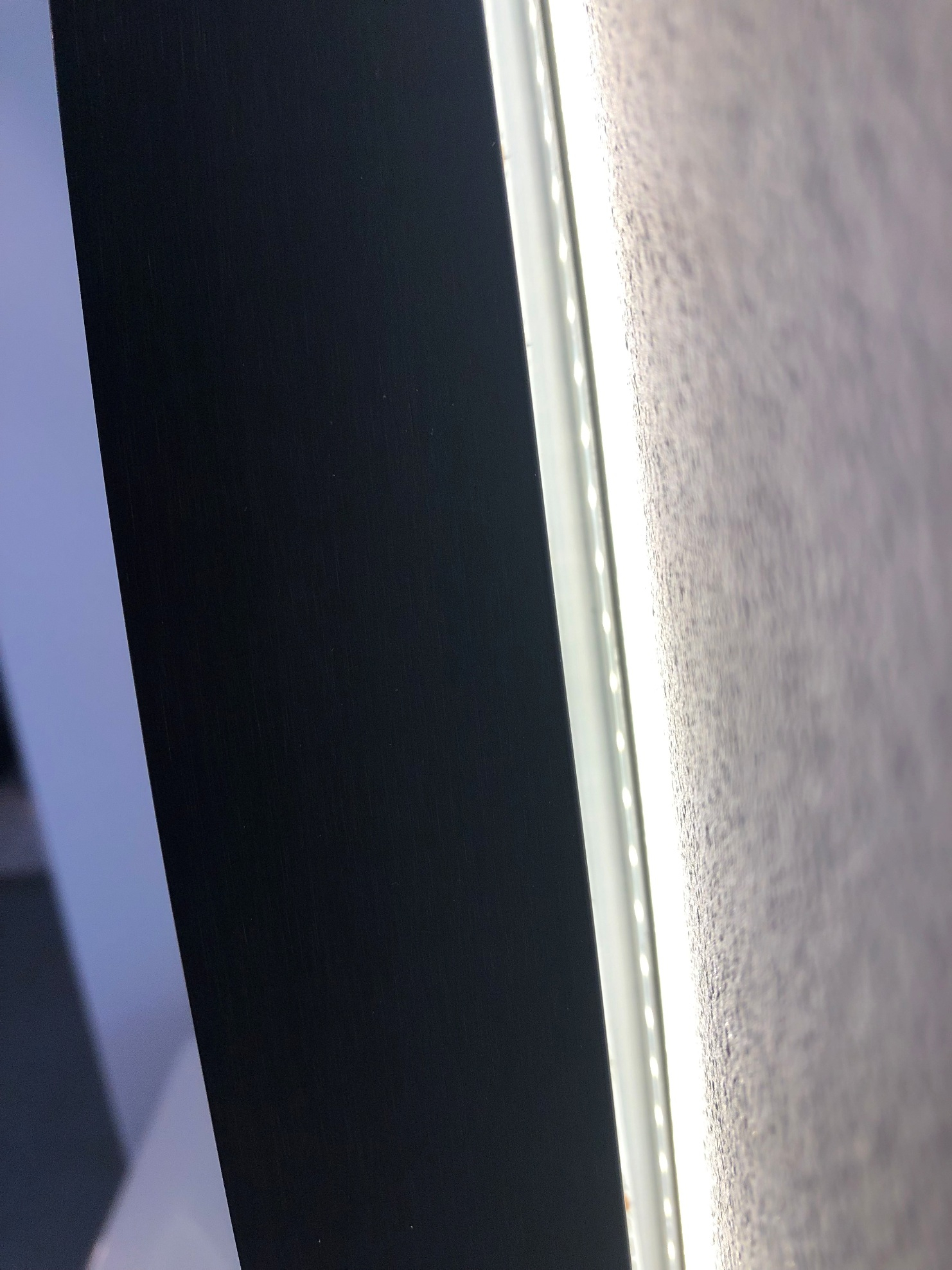 Best Design Nero Venetië ronde spiegel zwart incl. LED verlichting Ø 140 cm