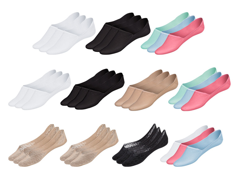 3 paar sneakersokken