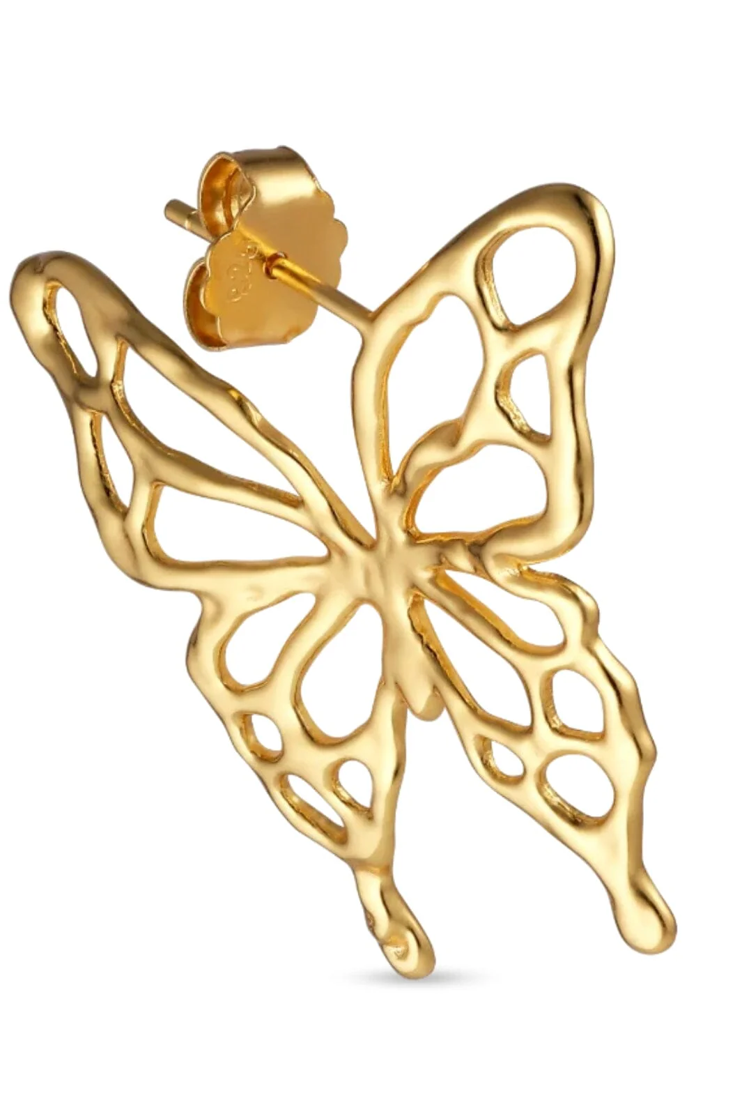 Jane Kønig Butterfly Earring forgyldt
