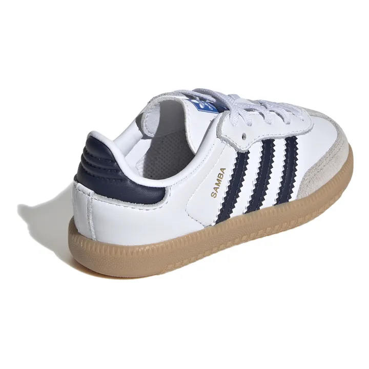 Adidas Baskets Lacets Elastiqués Samba Semelle Gomme | Bleu marine