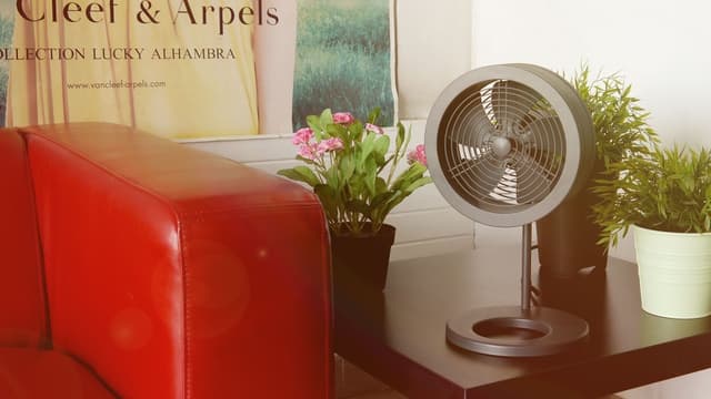 Air&Me Naos ventilator, mørkegrå