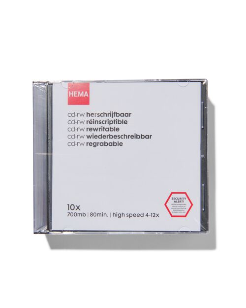 lot de 10 CD-RW 700 Mo