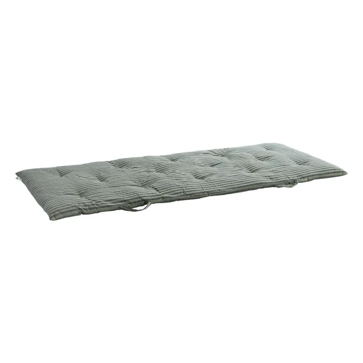 Madam Stoltz Matelas de sol rayé - 70x180 cm