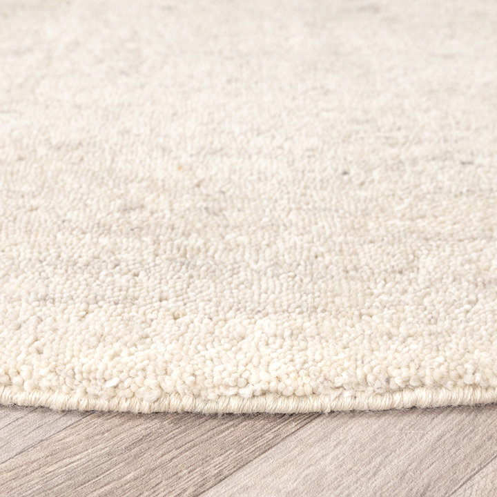 Rond Berber vloerkleed - Aicha Beige | Comfortabel