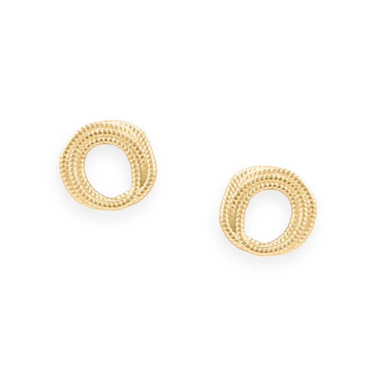 Boucles d'oreilles plaquées or