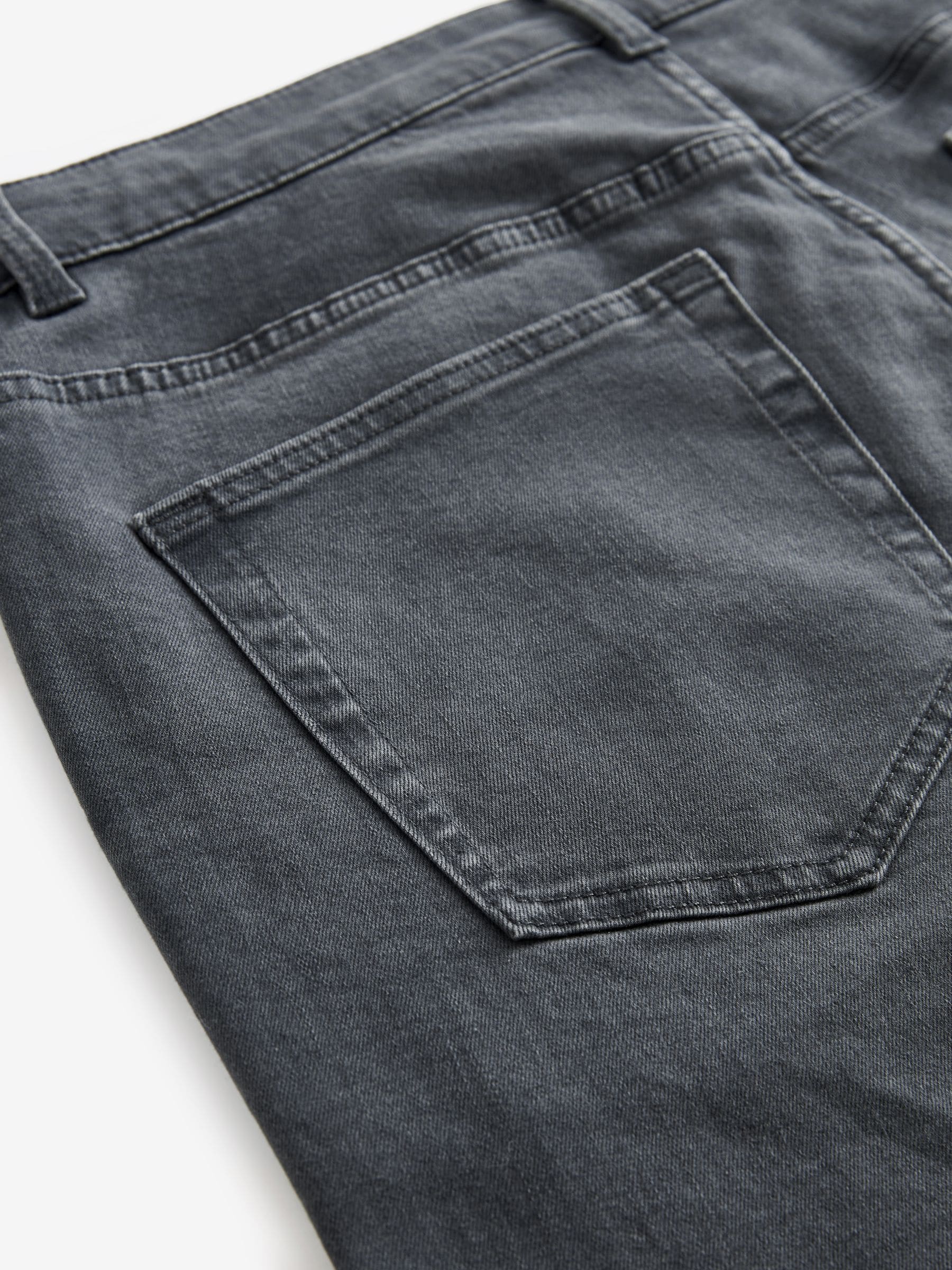 Antracietgrijs - Enkele - Slim fit klassieke stretchy jeans