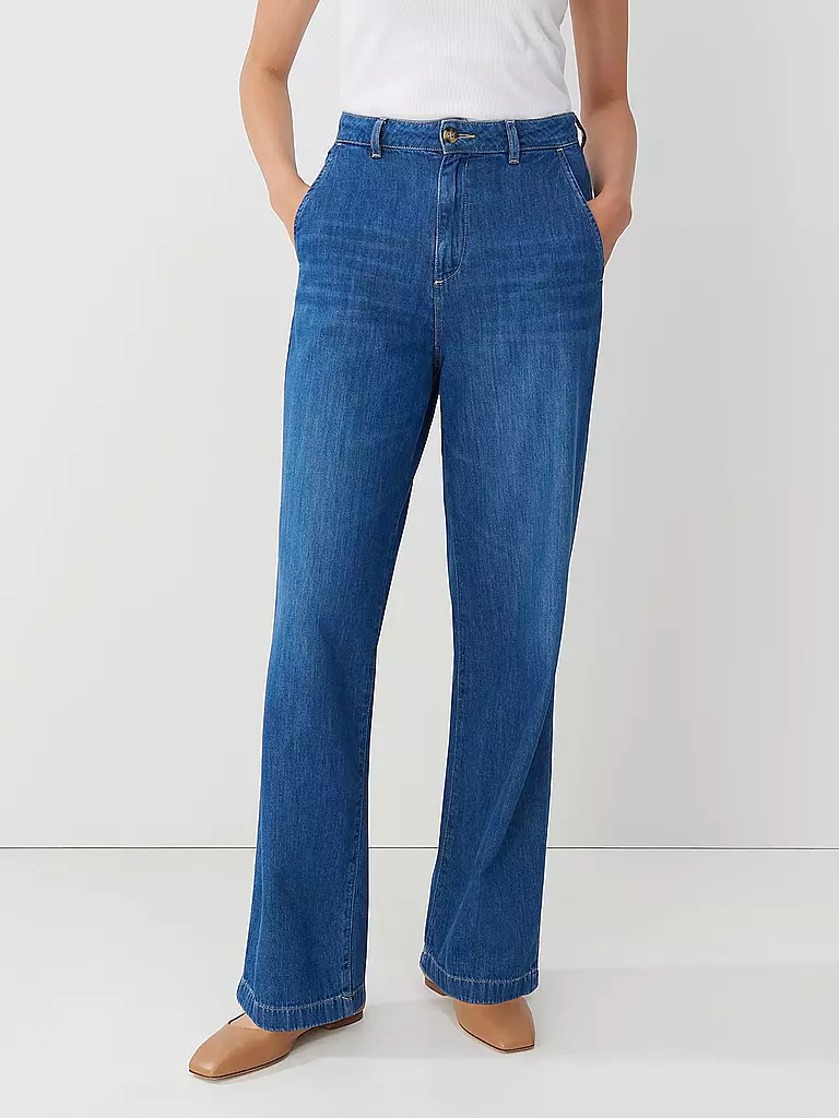 SOMEDAY Jeans Wide Leg CELEN blau