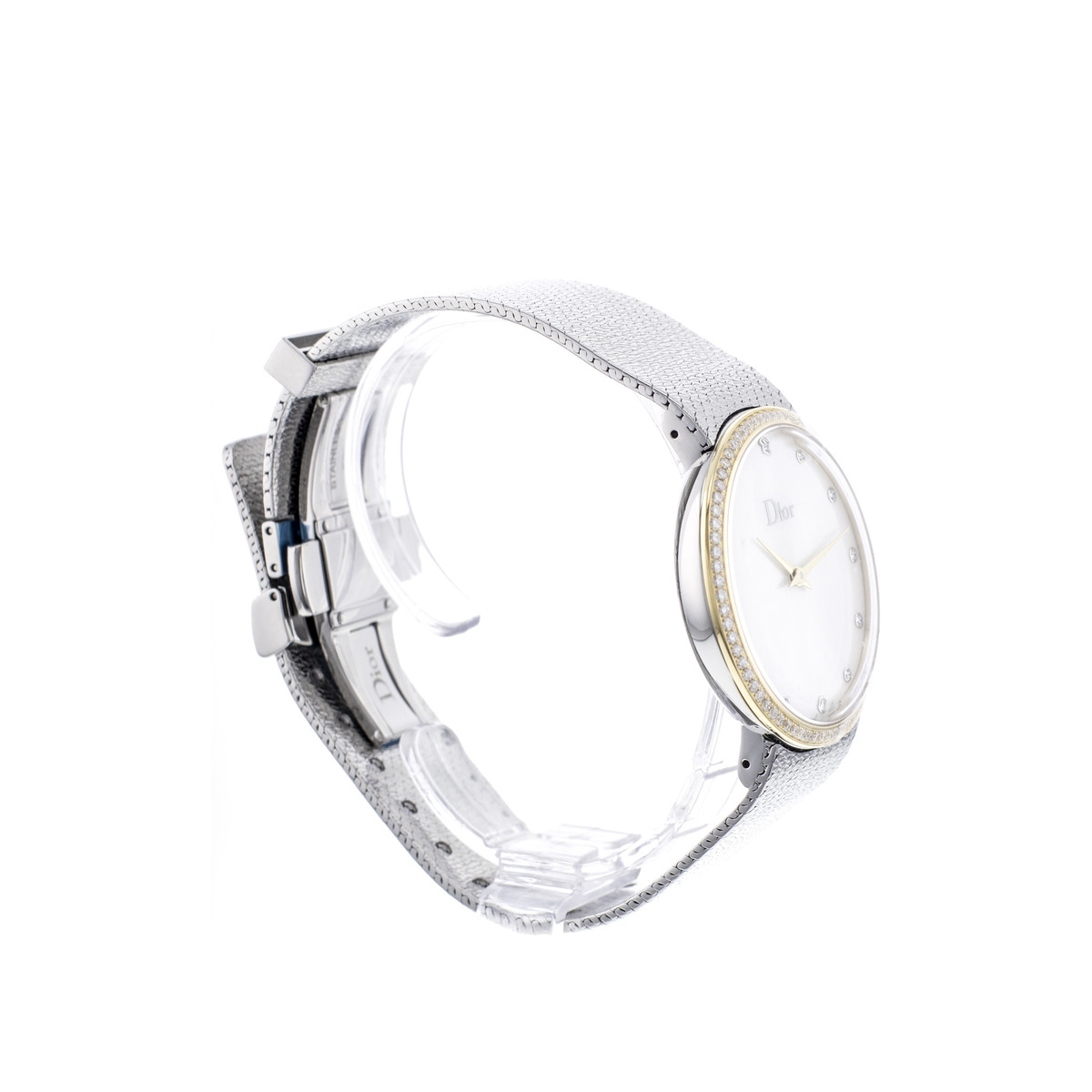 Montre d'occasion DIOR D acier femme quartz