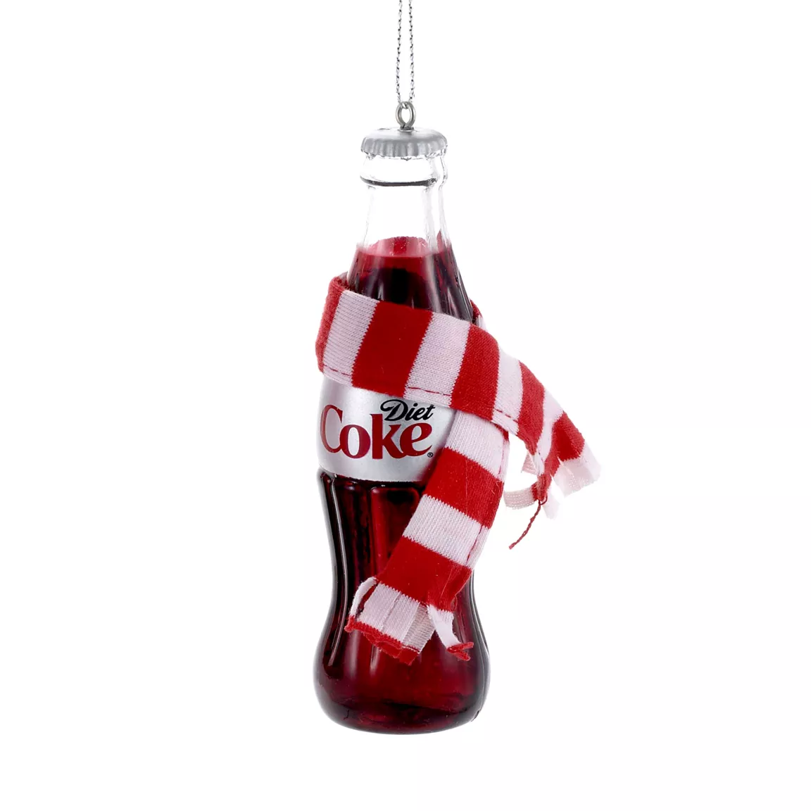 Suspension de Noël (H10 cm) Bouteille Coca-Cola Grise