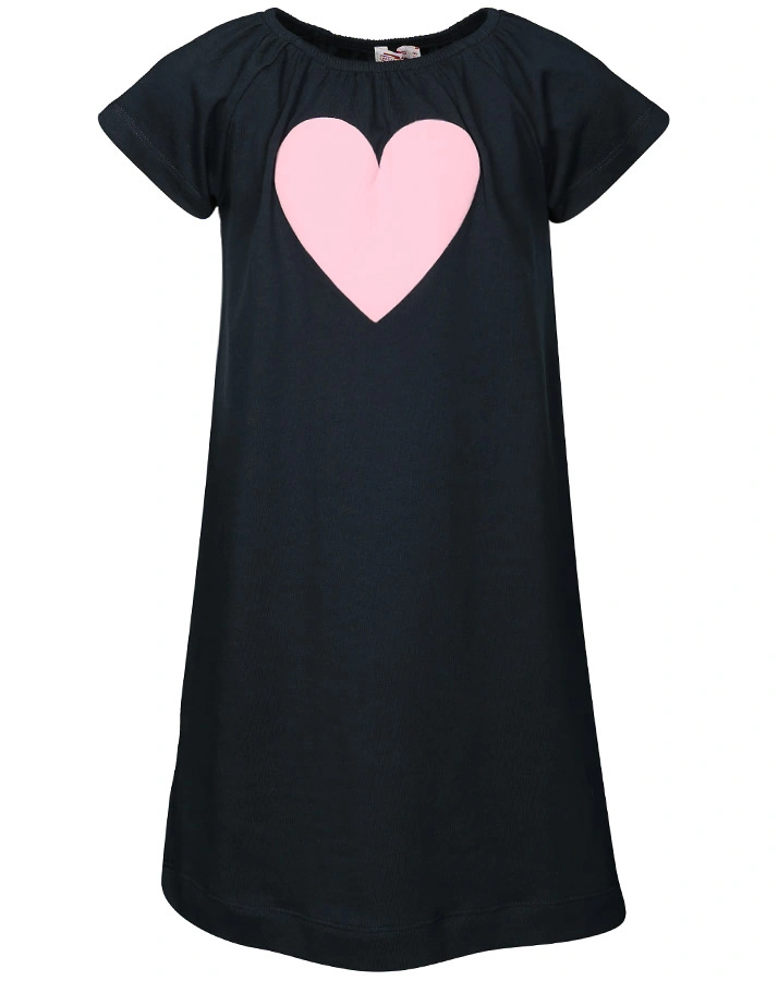 Tunika-Kleid HERZ in dunkelblau