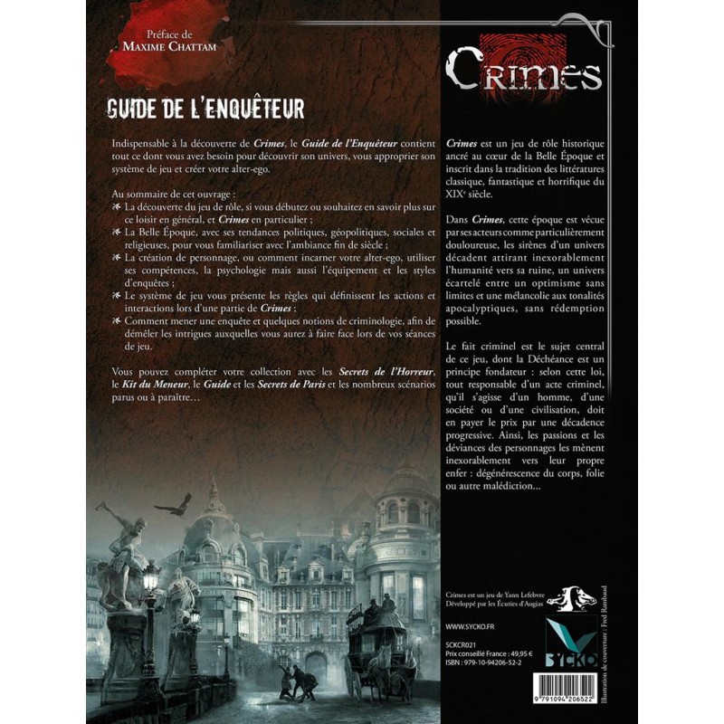 Crimes : Le Guide de l'Enquêteur