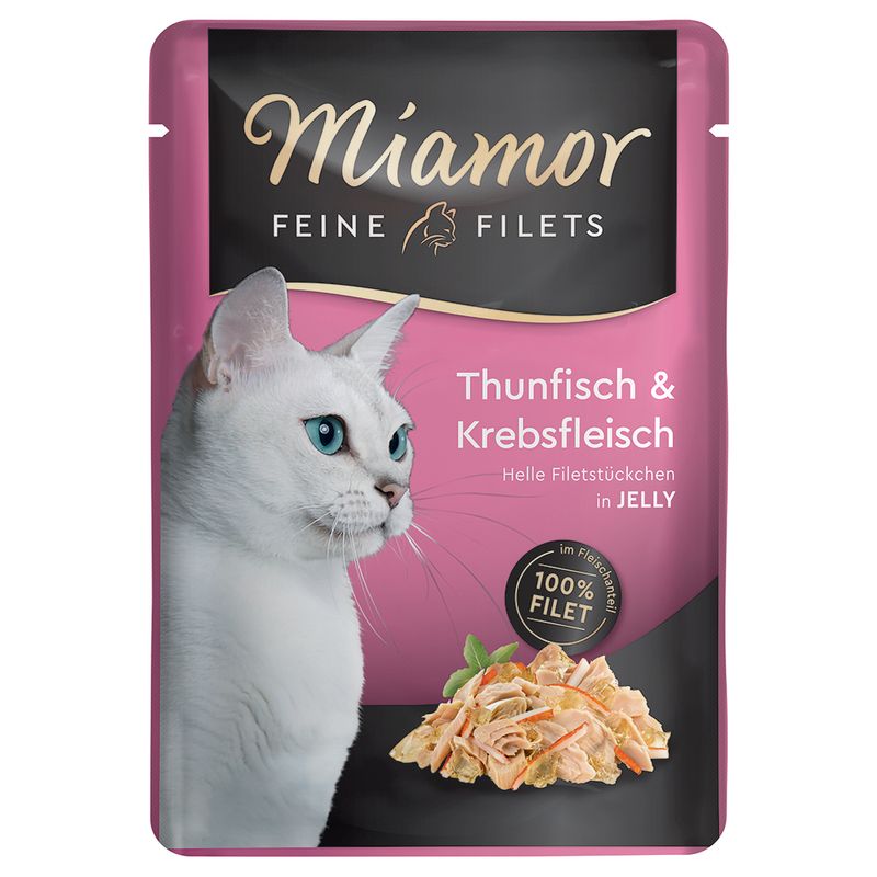 Miamor Filets fins en gelée 6 x 100 g pour chat