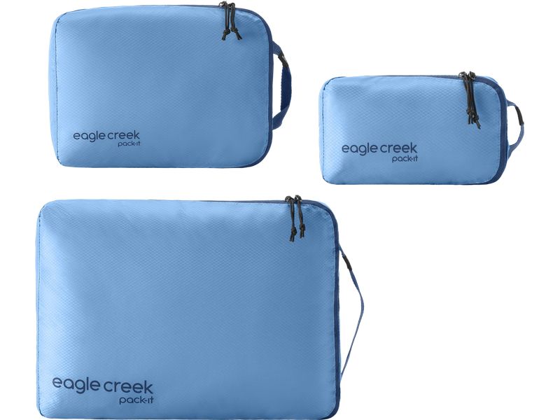 eagle creek Pack-It Isolate Cube Set XS/S/M Blau Kleiderbeutel-Set