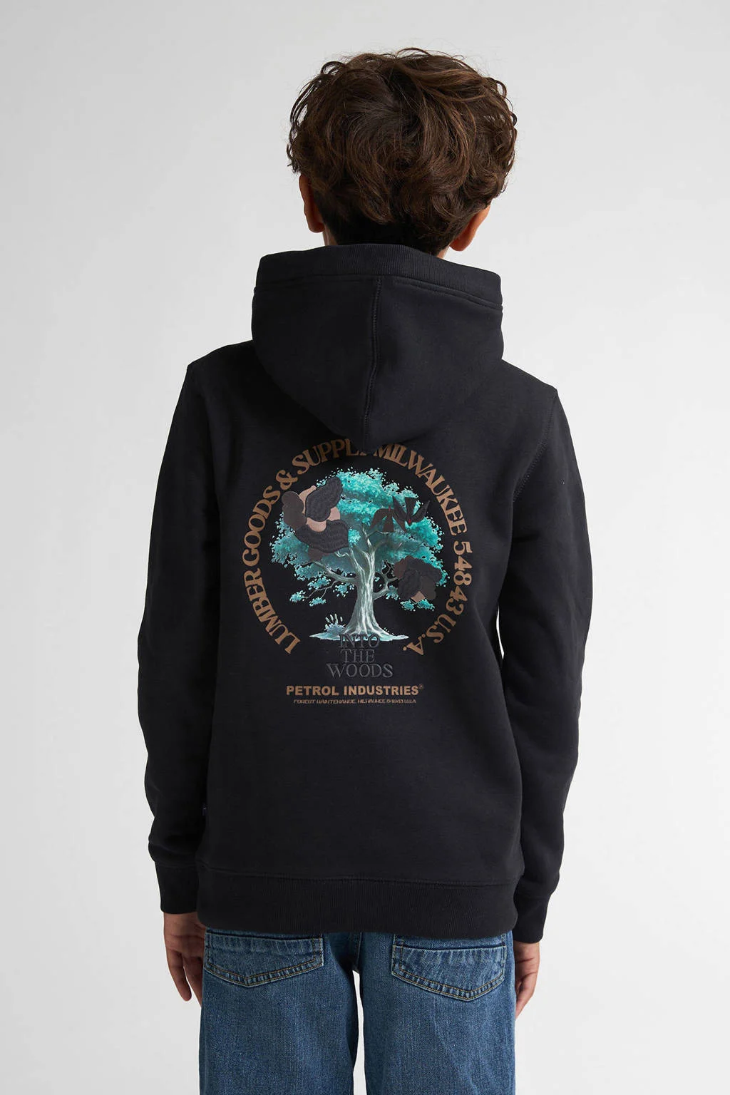 Petrol Industries hoodie zwart