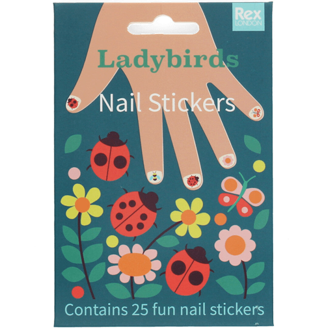 Rex london nagelstickers ladybird