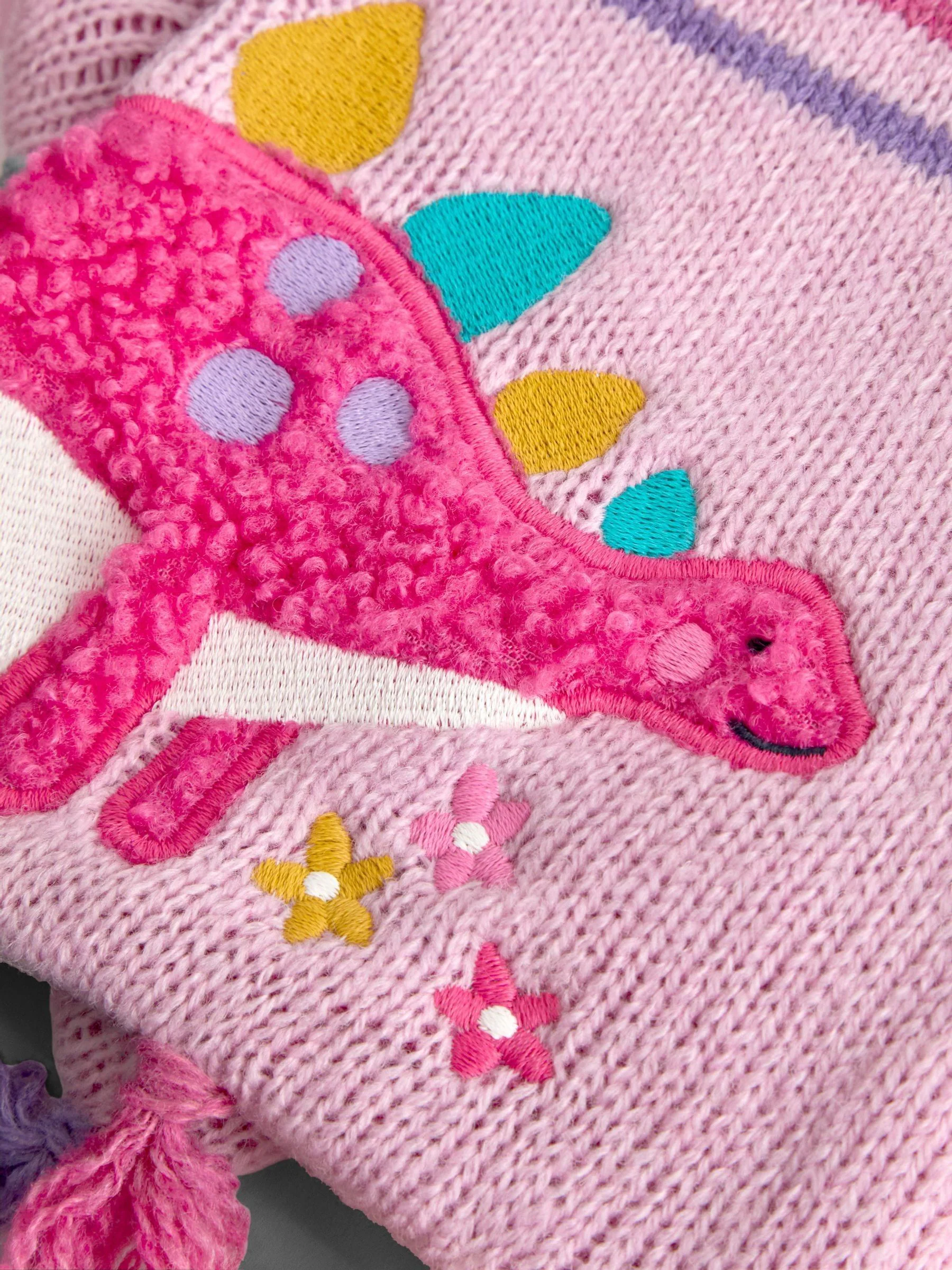 Roze met dinoprint - JoJo Maman Bébé Scarf