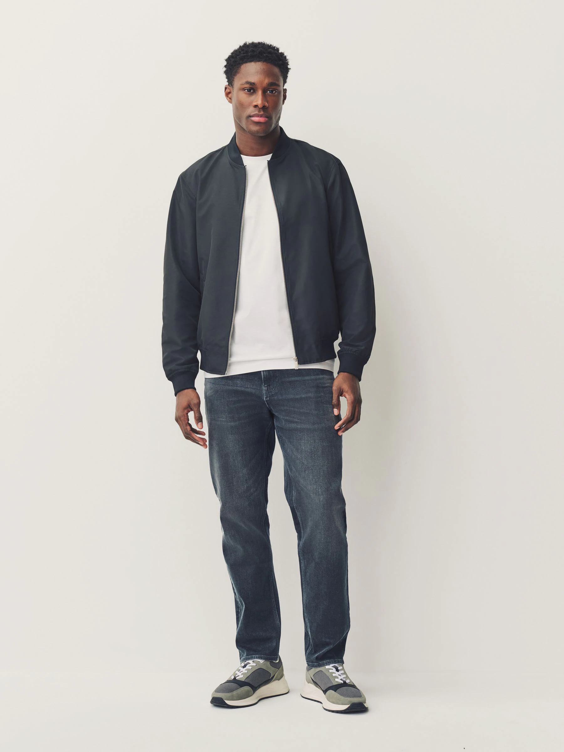 Antraciet - Slim Fit - Authentieke stretch denim jeans