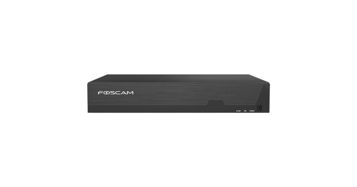FoscamFNA216H netwerk video recorder  (Zwart, 16-kanaals, 4K/8MP)