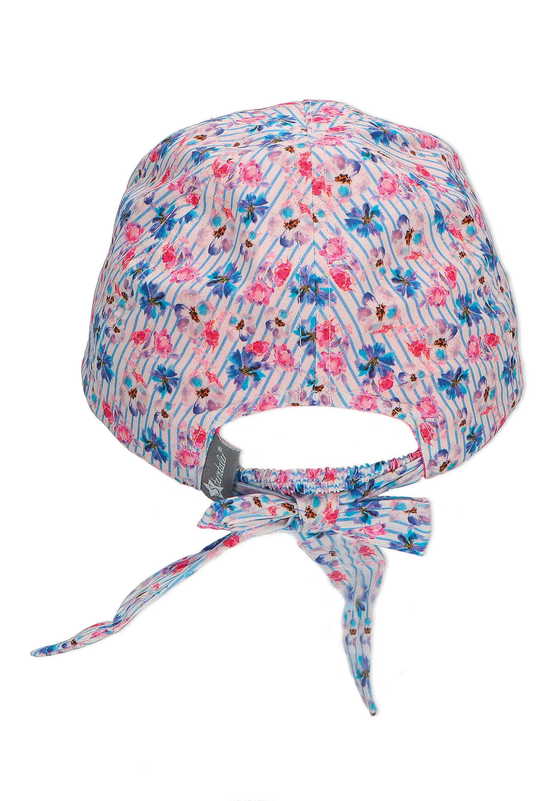 Basecap FLORAL gestreift in rosa