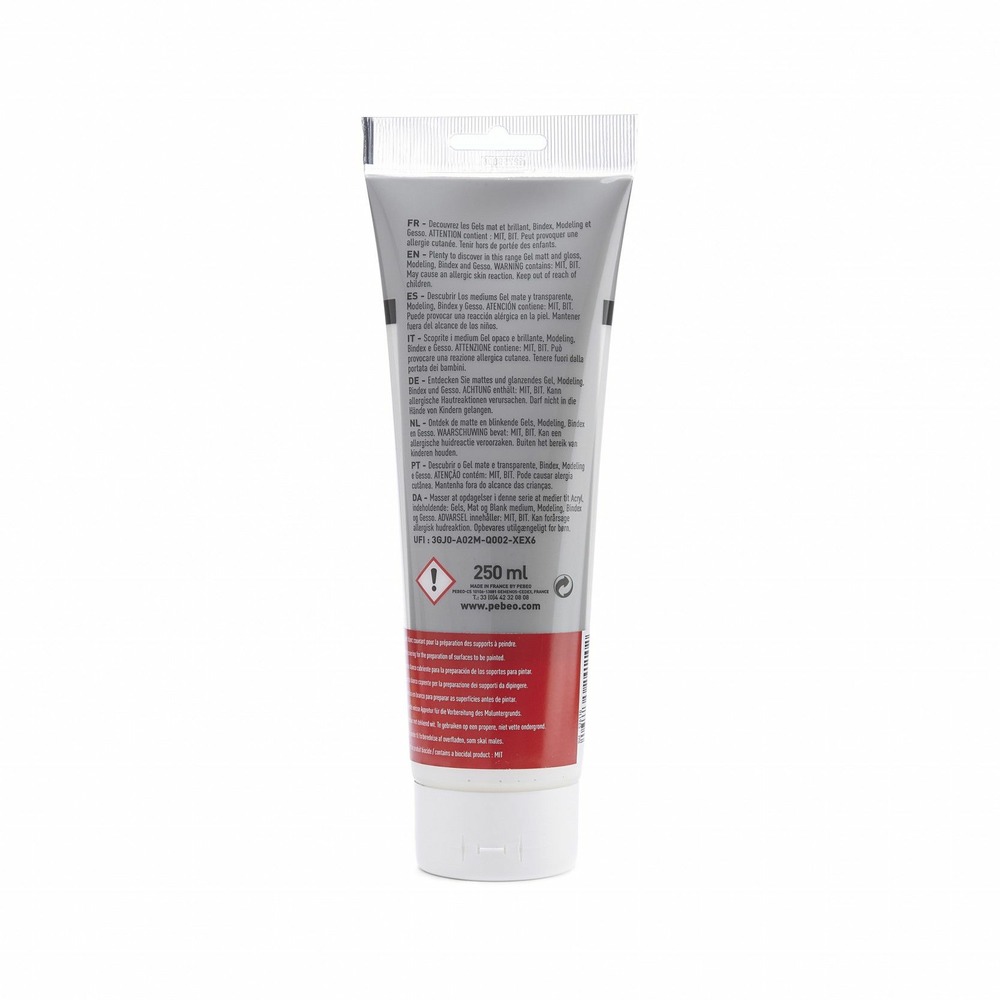 Gesso blanc de couverture pour supports à peinture - 250 ml