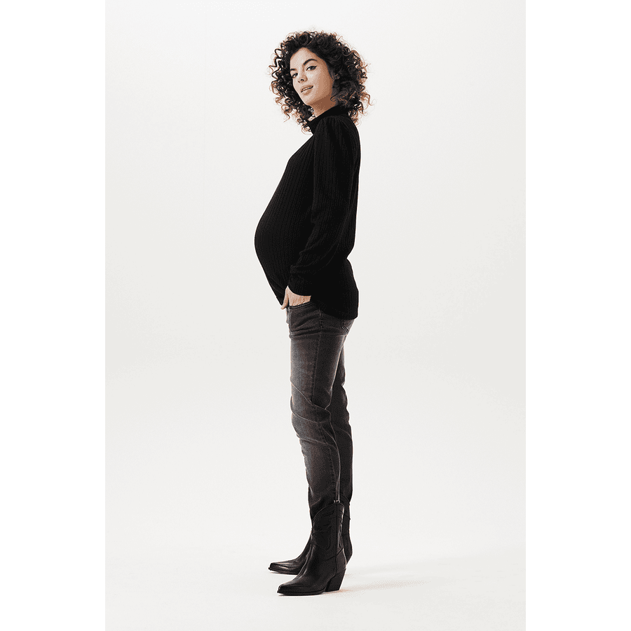SUPERMOM Langarmshirt Casey Black