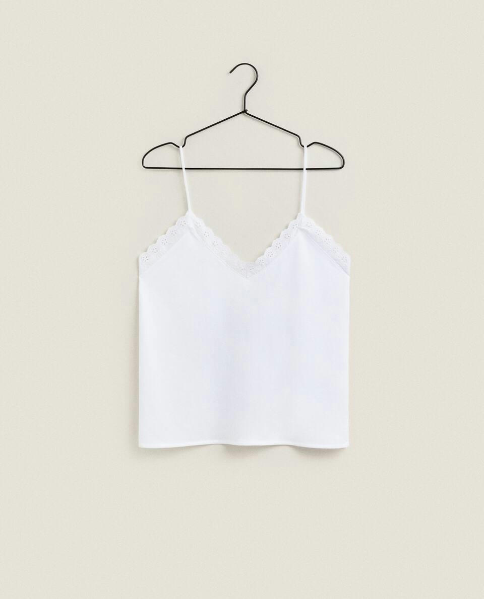 BLUSA COM DETALHES EM RENDA