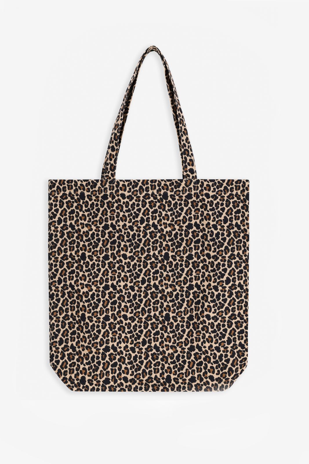 Leopard canvas shopper