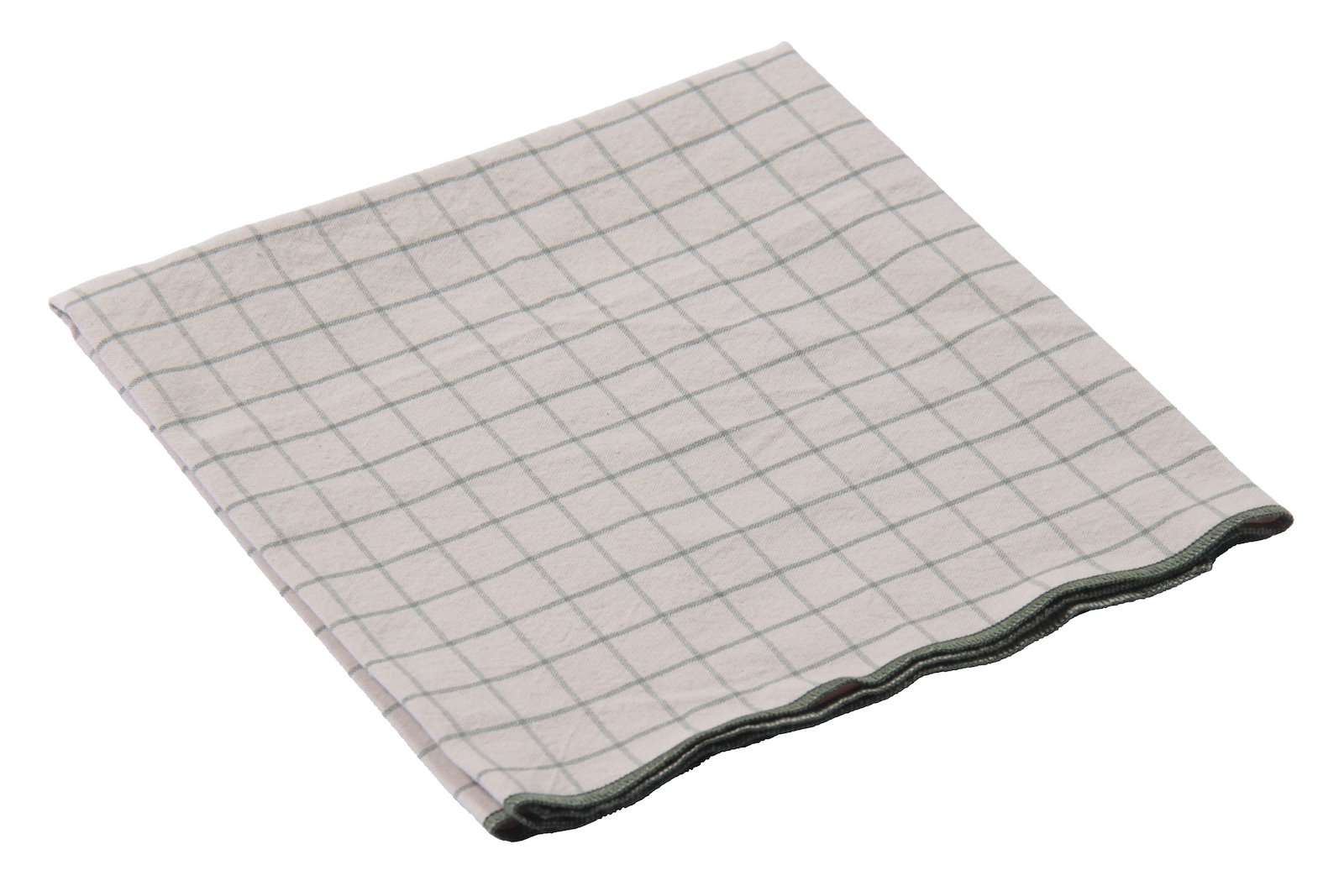 Riley kjøkkenhåndkle 2pk Grønn og beige 50x70 cm