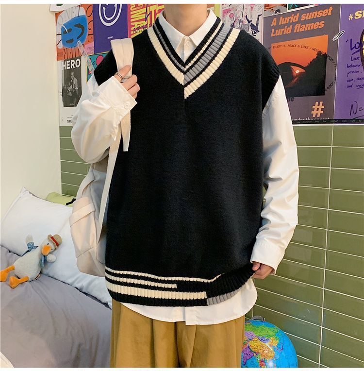 Trimecca - V-hals trui vest