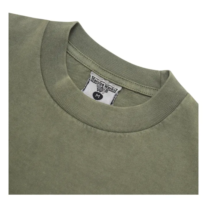 Service Works T-shirt Sunnyside Up Coton Bio | Khaki