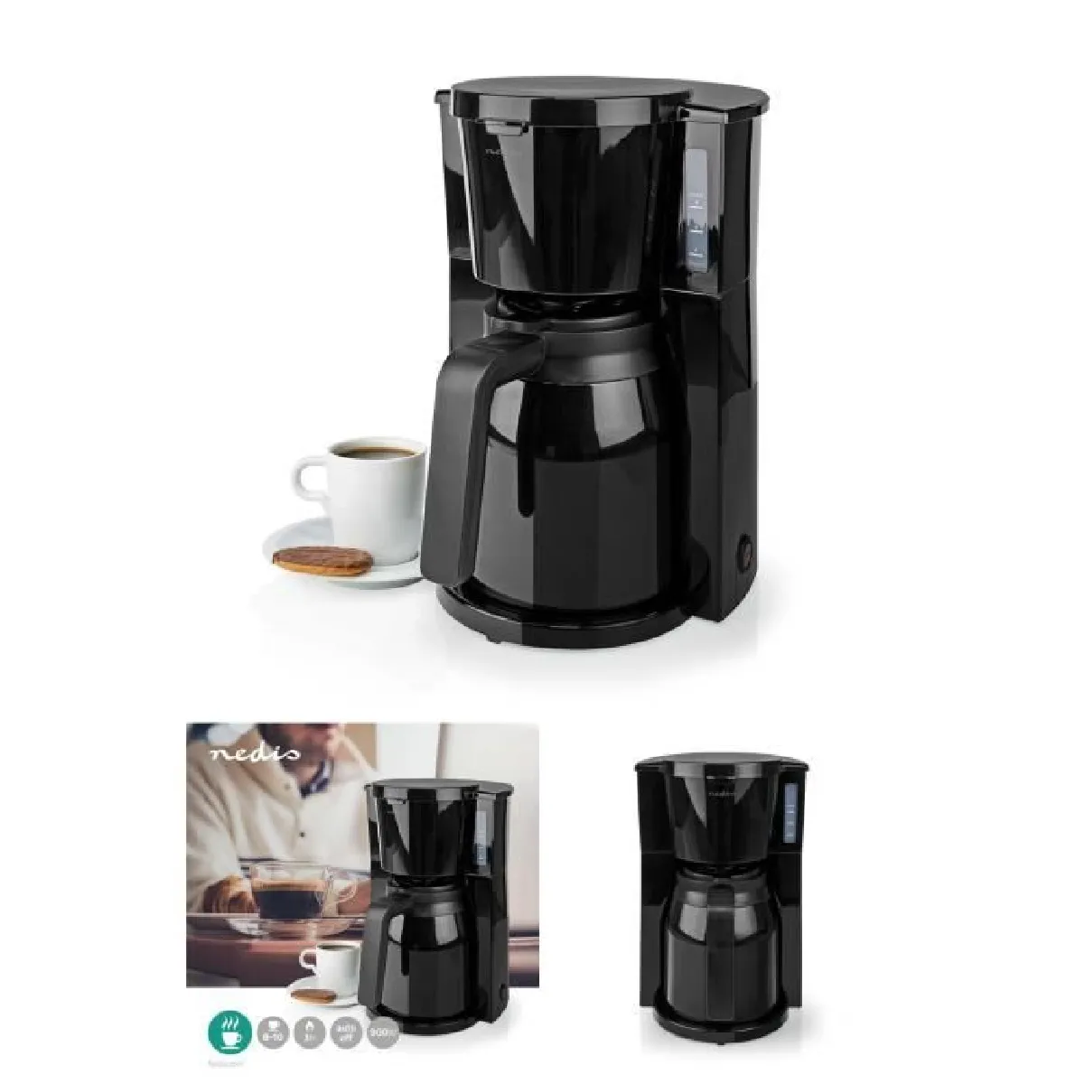 Techwood Isotherme 1.5L - Noir