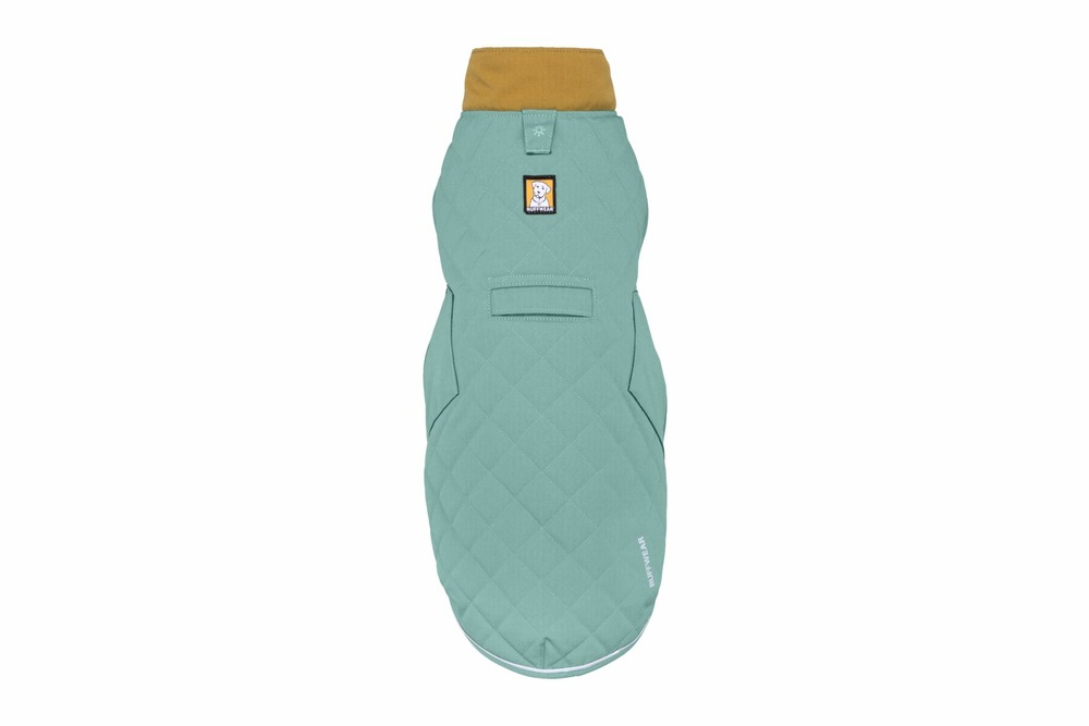 Veste matelassée stumptown™ résistant aux intempéries avec passage pour laisse. Couleur: river rock green (vert sauge), taille: xs