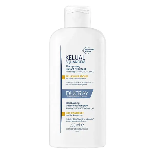 Ducray Kélual Squanorm Shampoo de Tratamento para Caspa Seca 200ml