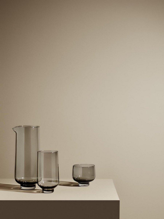 Blomus Flow glazen set van 2 400ml smoke