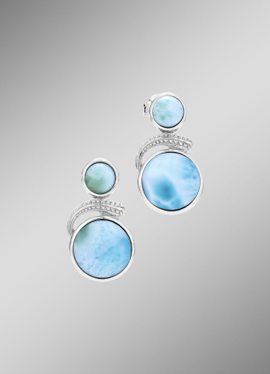 Ohrstecker mit Larimar