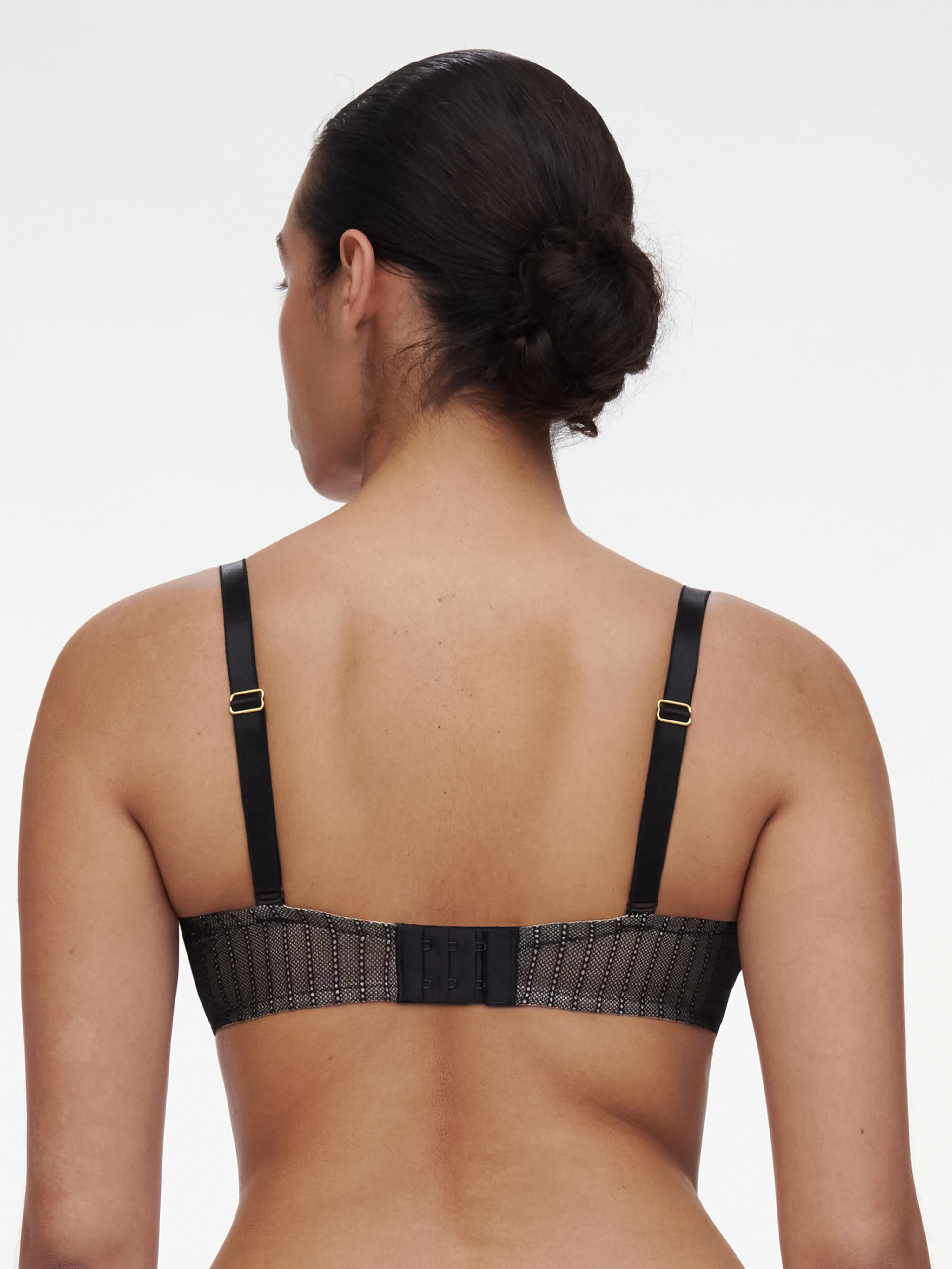 CABARET SAUVAGE - Soutien-gorge corbeille broderie | Noir