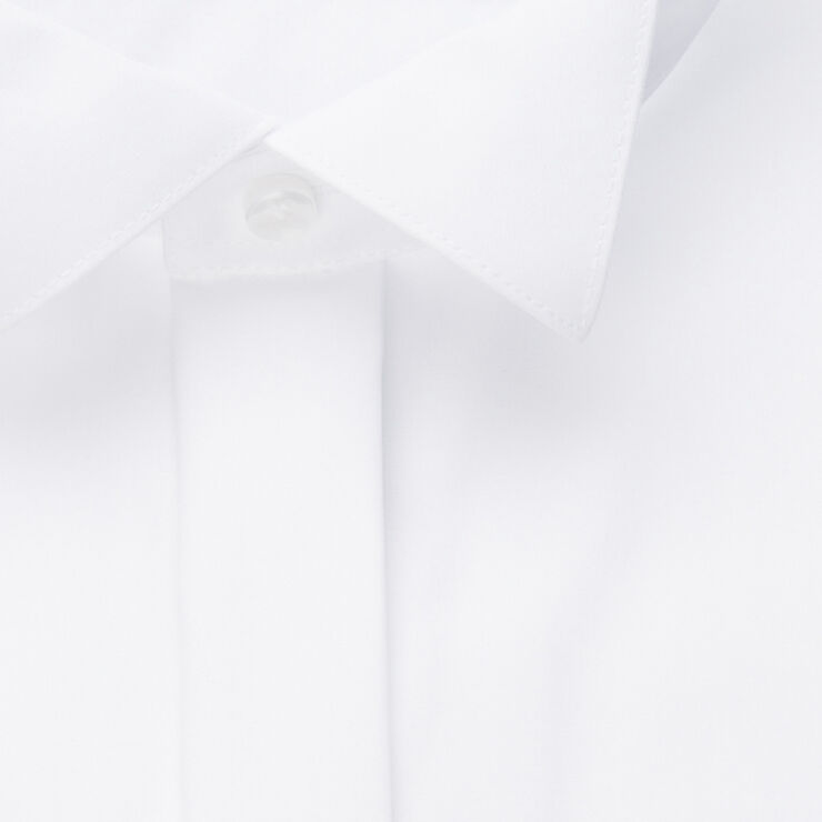 Seidensticker Gala Shirt Slim Long sleeve Wing Collar Uni White