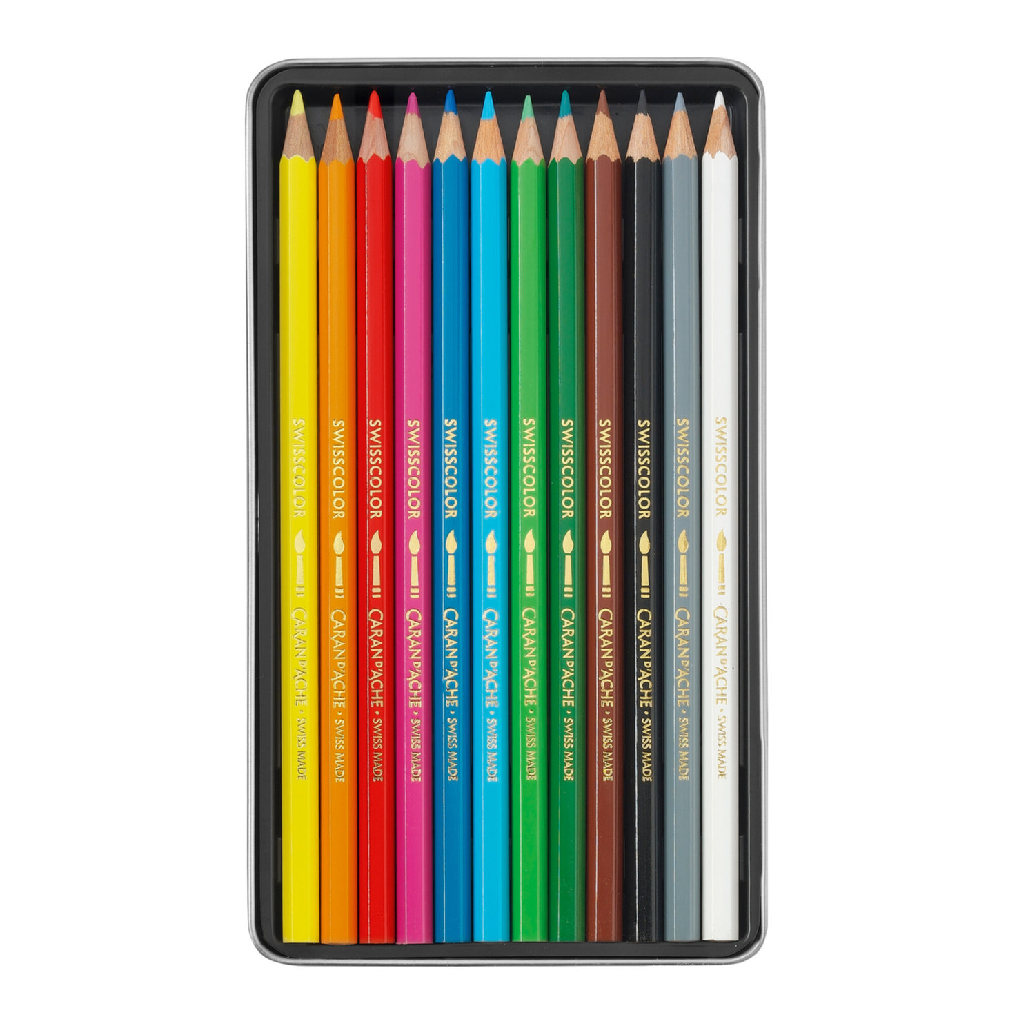 Caran D'ache Swisscolor Wasser Farbstifte 12 Stück