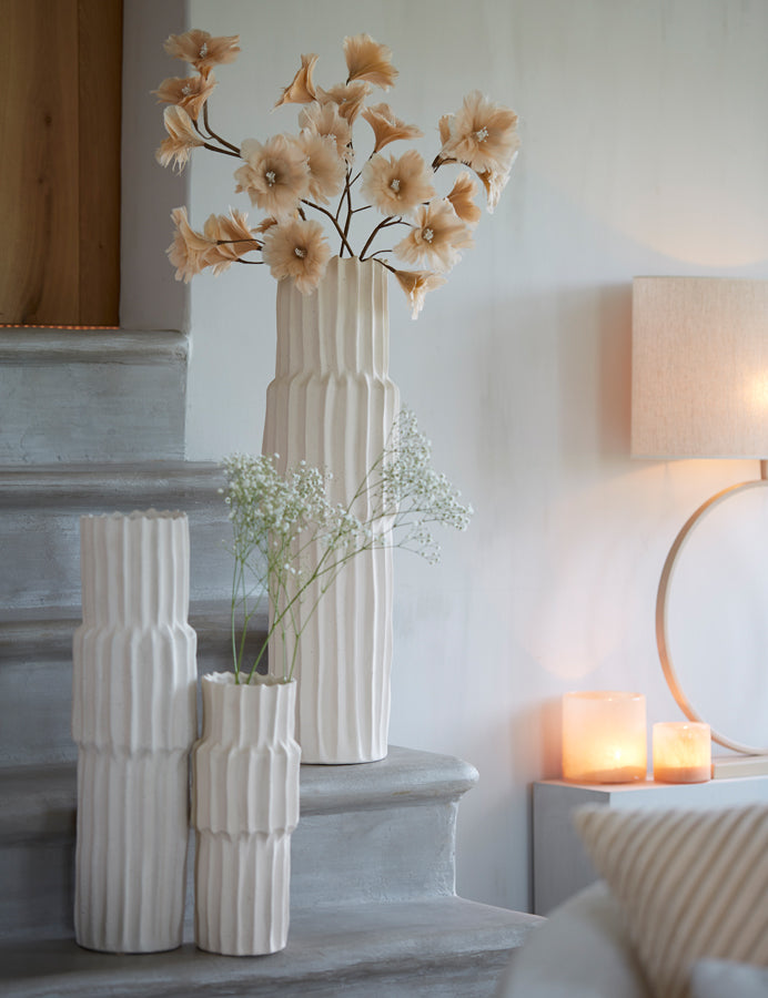 Light & Living - Vaas LONGA - Ã20.5x72.5cm - Wit