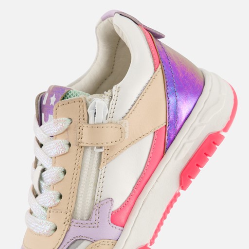 Muyters Sneakers roze Leer