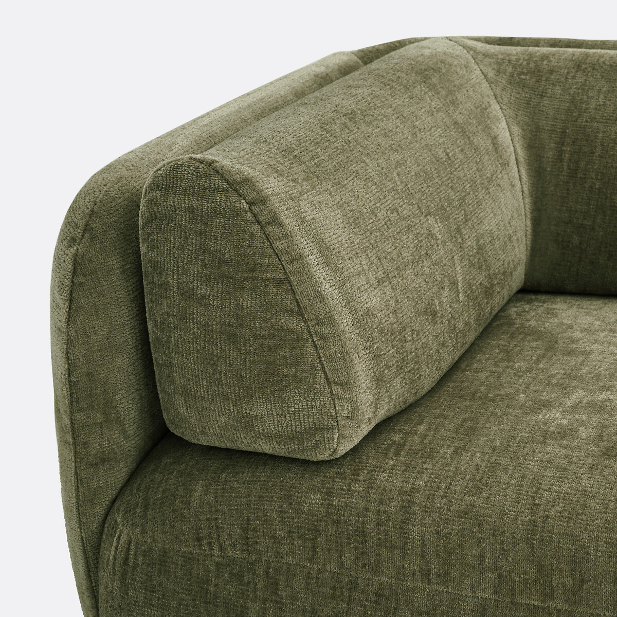 LA REDOUTE INTERIORS<br>Banco, 3-zit, dik fluweel, Méridiano